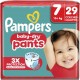 PAMPERS Couches Culottes Bébés Baby-dry Pants T7 15+Kg le paquets de 29 couches culottes