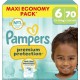 PAMPERS Couches Bébés Premium Protection 13-18Kg Taille 6 60 couches