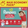 PAMPERS Couches Culottes Bébés Baby-Dry 15Kg+ Taille 7 62 couches culottes