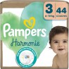 PAMPERS Couches Bébés Harmonie New Baby T3 6-10Kg 44 couches