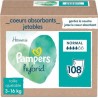Pampers Hybrid Couches Lavables Coeurs Absorbants Jetables X108