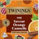 TWININGS Thé Noir Saveur Orange Cannelle
