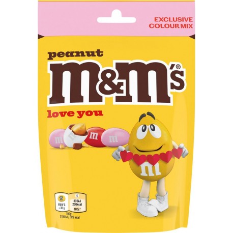M&M'S Confiserie chocolatée Peanut Mix rose You're the best