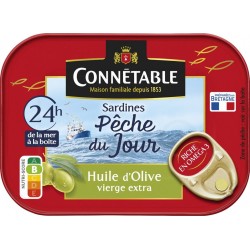 CONNETABLE Sardines A l'huile d'Olive Vierge ExtraPêche du Jour