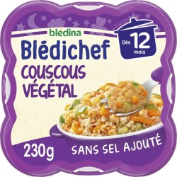 BLEDINA Plat bébé Couscous Végétal dès 12 mois