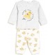 DISNEY Pyjama bébé gris chiné 18 mois Simba