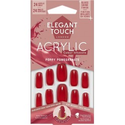 ELEGANT TOUCH FAUX ONGLES ACRYLIC POPPY