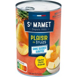 ST MAMET Plaisir de Fruits Pêche Poire Ananas 250g