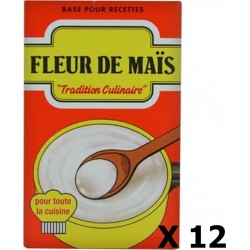 AGIDRA Lot 12x Fleur De Maïs Sans Gluten Boîte 350g