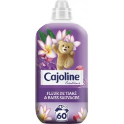 CAJOLINE Adoucissant Concentré Fleur De Tiaré et Baies Sauvages 1380ml