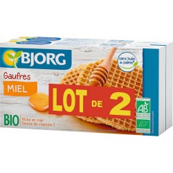 Bjorg Gaufres au miel Bio 2x175g 350g
