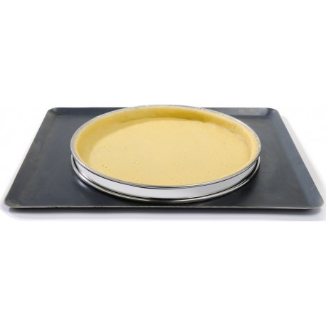 DE BUYER Cercle pâtisserie a tarte inox 28cm 3091.28N