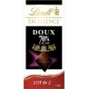 Lindt EXCELLENCE NOIR 70% DOUX 2x100g 200g