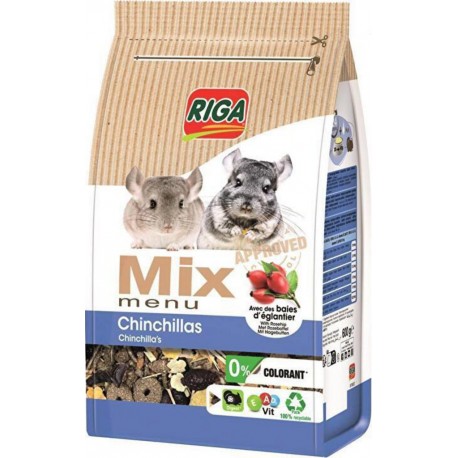 Riga mix menu chinchillas 600g 600g