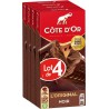 Côte d’Or Tablette de chocolat noir L'Original 4x100g 400g