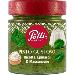 POLLI Sauce Pesto Ricotta Epinards et Mascarpone 140g
