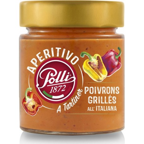 POLLI Tartinable Poivrons Grillés à l'Italienne 140g
