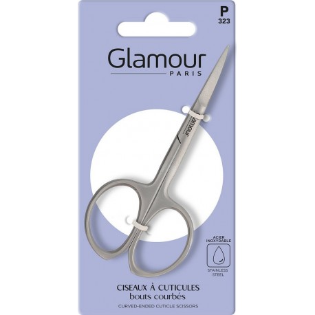 GLAMOUR PARIS Ciseaux à Cuticules Bouts Courbés l'unité