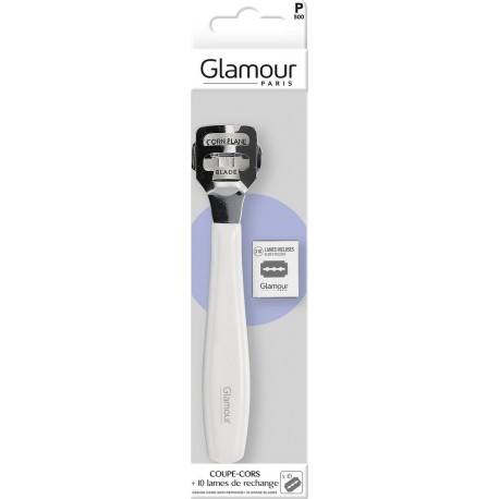 GLAMOUR PARIS Coupe-cors Avec 10 Lames de rechange le pack