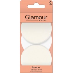 GLAMOUR PARIS Eponges pour Fond de Teint lot de 2
