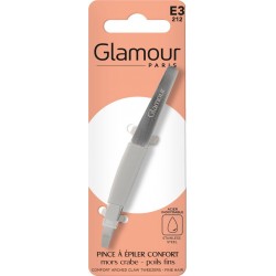 GLAMOUR PARIS PInce à épiler Inox Mors Crabe l'unité