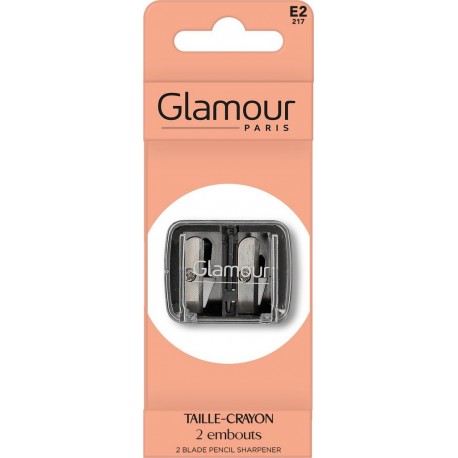 GLAMOUR PARIS Taille-crayons 2 Embouts l'unité