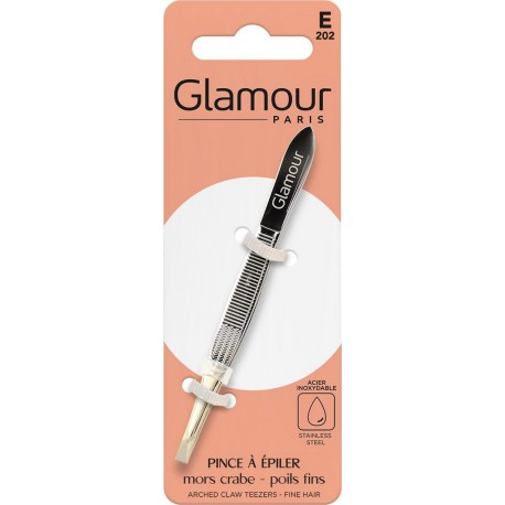 GLAMOUR PARIS Pince à Epiler Mors Crabe l'unité