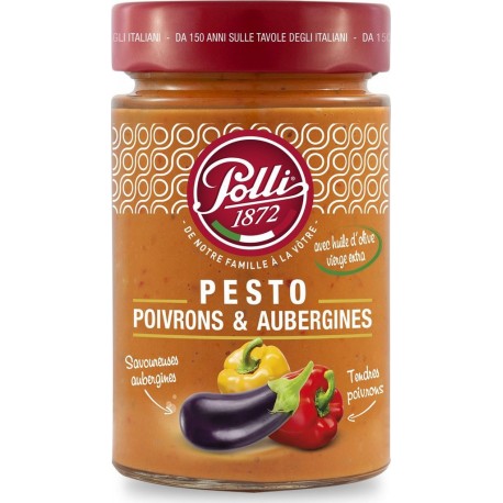 POLLI Sauce Pesto Poivrons & Aubergines