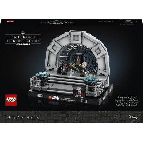 LEGO 75352® STAR WARS DIORAMA DE LA SALLE DU TRONE DE L'EMPEREUR